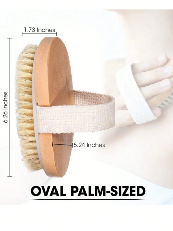 Brosse exfoliante bois 1 pcs – Image 6