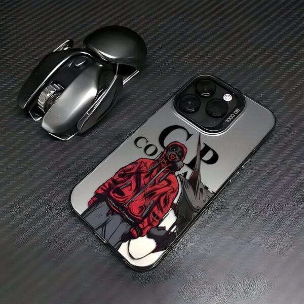 Coque couple anime mat Apple – Image 4