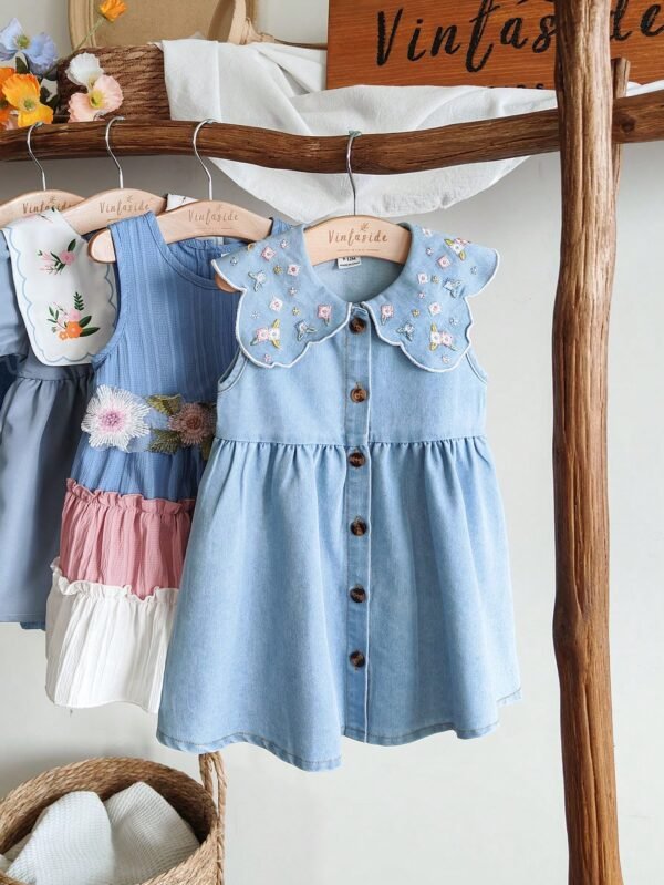 Robe brodée été – Image 4