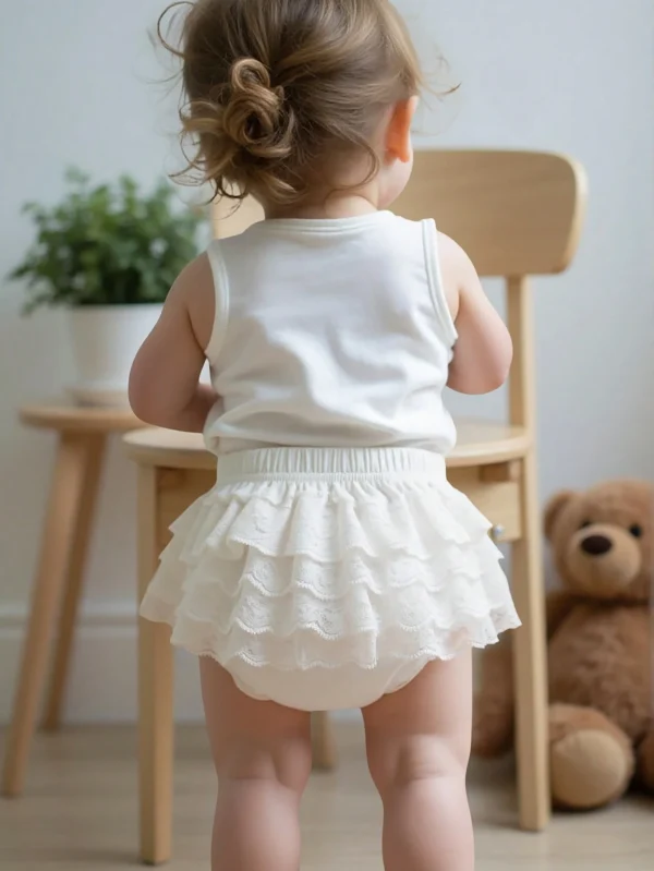 Bloomer dentelle blanche été