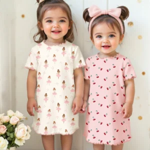 2 pcs robe ballerine été