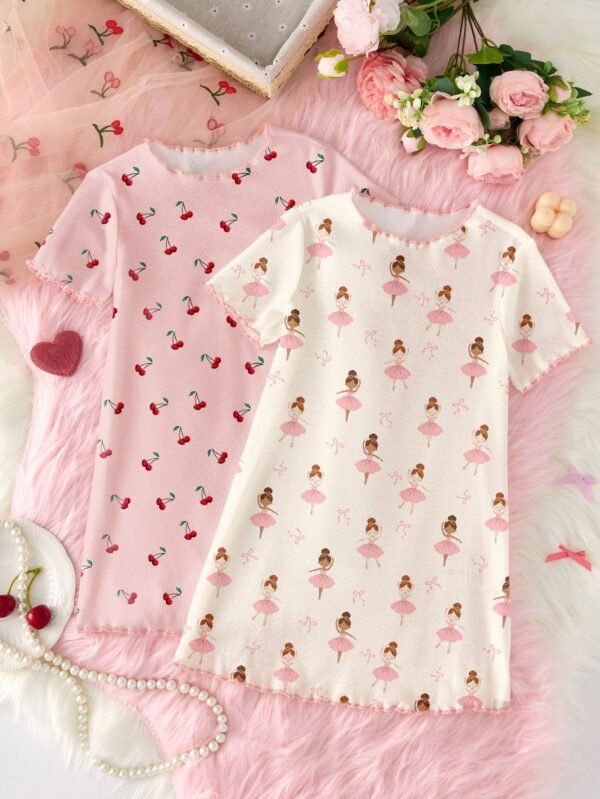 2 pcs robe ballerine été – Image 3