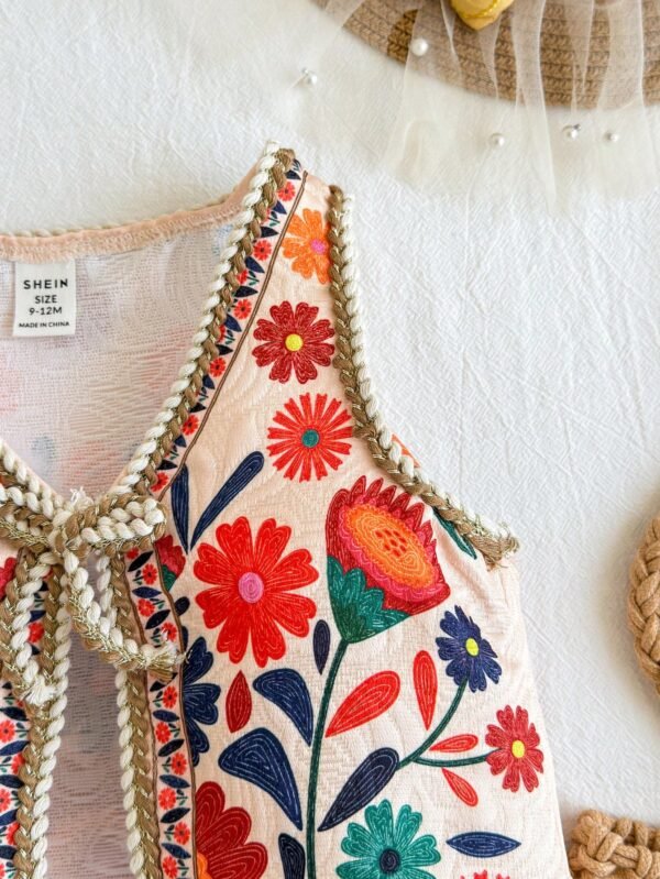 Top gilet floral été – Image 8