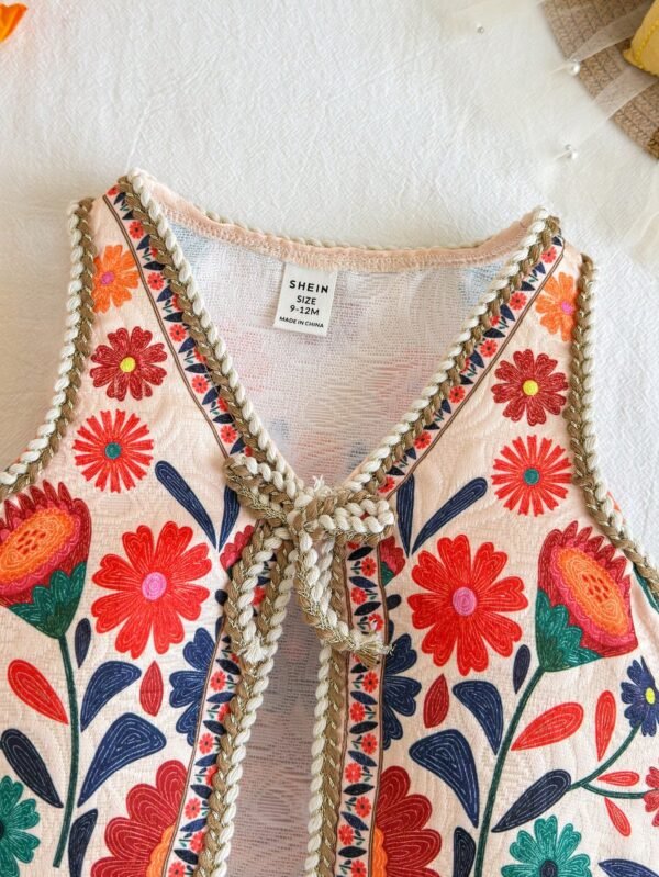 Top gilet floral été – Image 10
