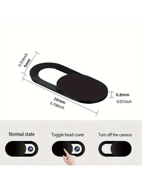 10 pcs cache webcam glissière
