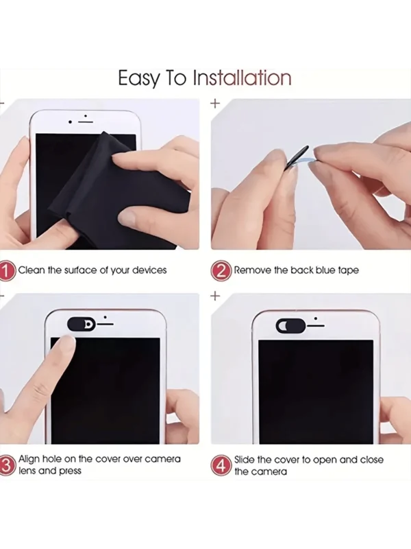 10 pcs cache webcam glissière – Image 2