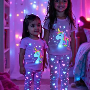 2 pcs pyjama licorne
