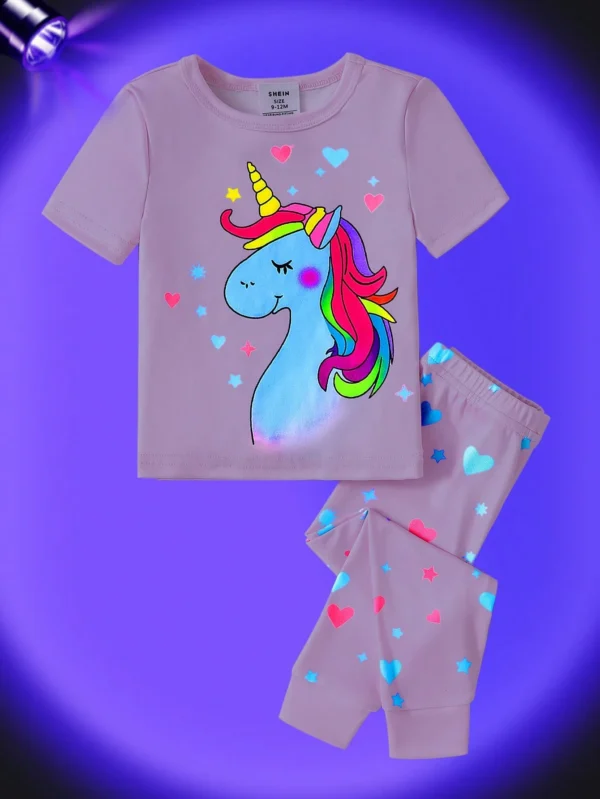 2 pcs pyjama licorne – Image 3
