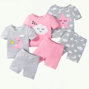 Ensemble 6 pcs étoile lune
