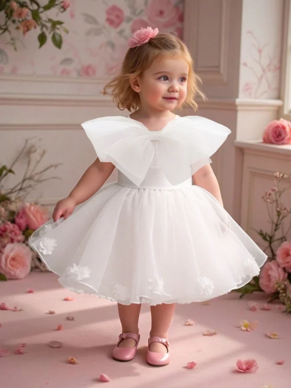 Robe princesse bretelles nœud – Image 4